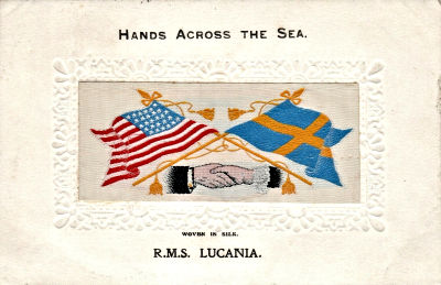 Hands Across the Sea postcard