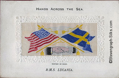 Hands Across the Sea postcard