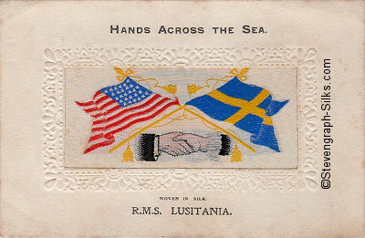 Hands Across the Sea postcard