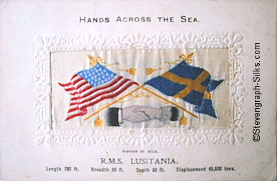 Hands Across the Sea postcard