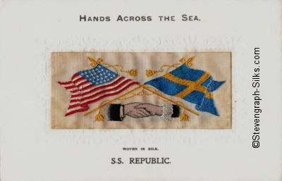 Hands Across the Sea postcard