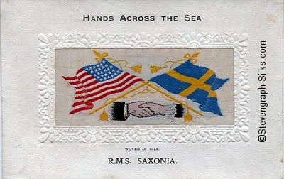 Hands Across the Sea postcard