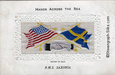 Hands Across the Sea postcard