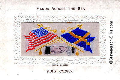 Hands Across the Sea postcard