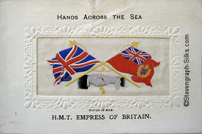 Hands Across the Sea postcard