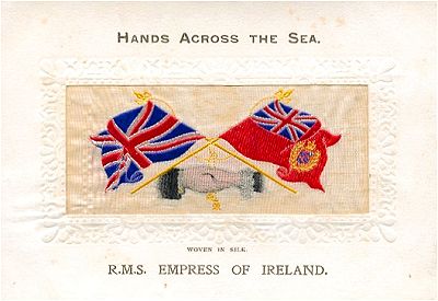 Hands Across the Sea postcard