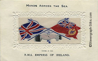 Hands Across the Sea postcard