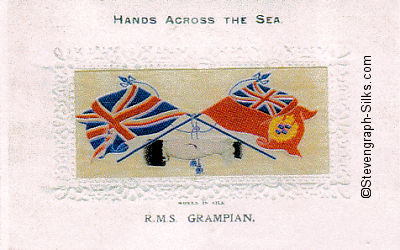 Hands Across the Sea postcard