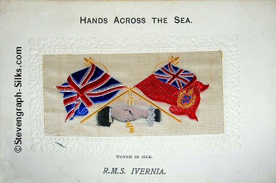 Hands Across the Sea postcard