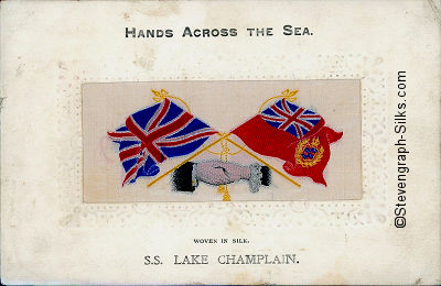 Hands Across the Sea postcard