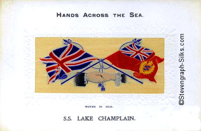 Hands Across the Sea postcard