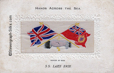 Hands Across the Sea postcard