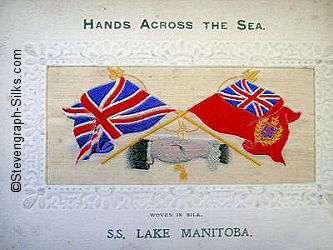 Hands Across the Sea postcard