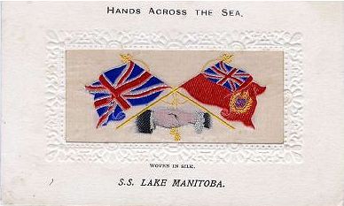 Hands Across the Sea postcard