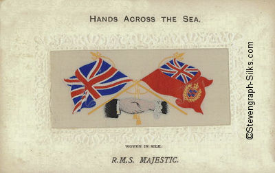 Hands Across the Sea postcard