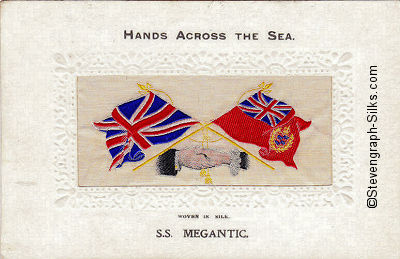 Hands Across the Sea postcard