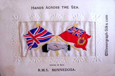 Hands Across the Sea postcard