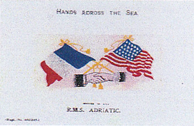 Hands Across the Sea postcard