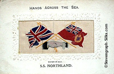 Hands Across the Sea postcard