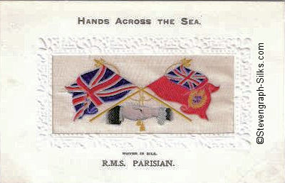 Hands Across the Sea postcard