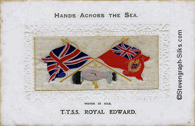 Hands Across the Sea postcard