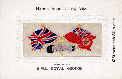 Hands Across the Sea postcard