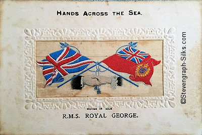 Hands Across the Sea postcard