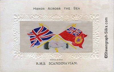 Hands Across the Sea postcard