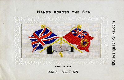 Hands Across the Sea postcard