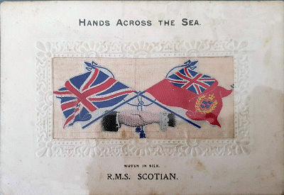 Hands Across the Sea postcard