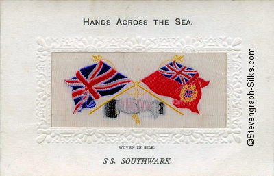 Hands Across the Sea postcard