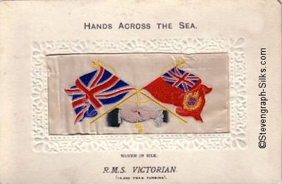 Hands Across the Sea postcard