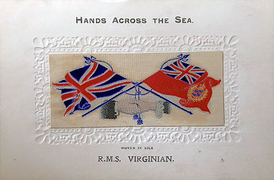 Hands Across the Sea postcard