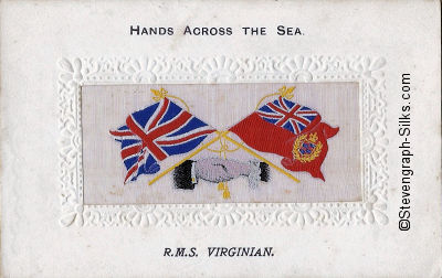 Hands Across the Sea postcard