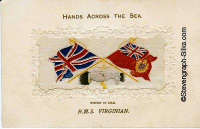 Hands Across the Sea postcard