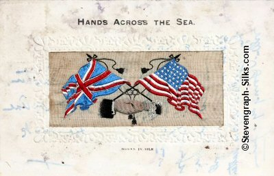 Hands Across the Sea postcard
