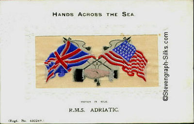 Hands Across the Sea postcard