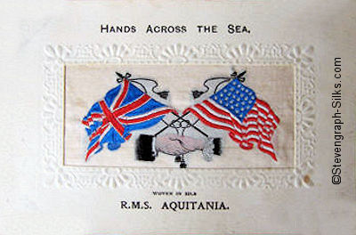 Hands Across the Sea postcard