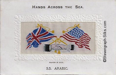 Hands Across the Sea postcard