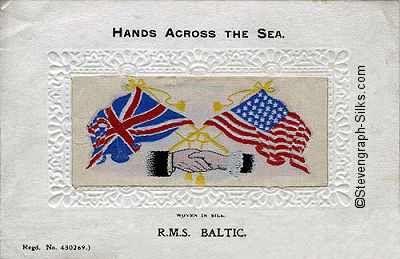 Hands Across the Sea postcard