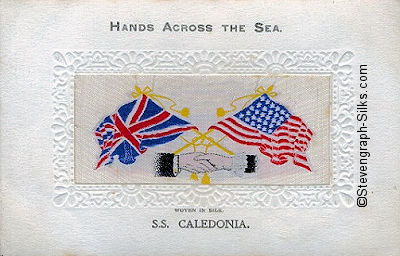 Hands Across the Sea postcard