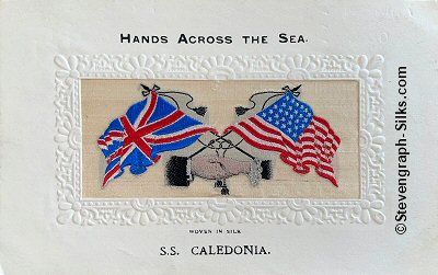 Hands Across the Sea postcard