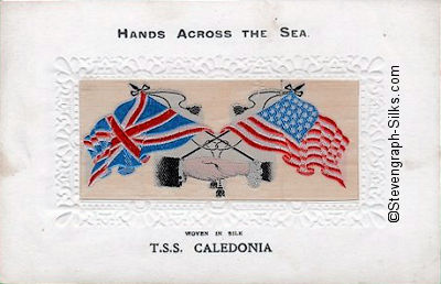 Hands Across the Sea postcard