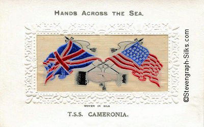 Hands Across the Sea postcard