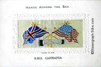 Hands Across the Sea postcard