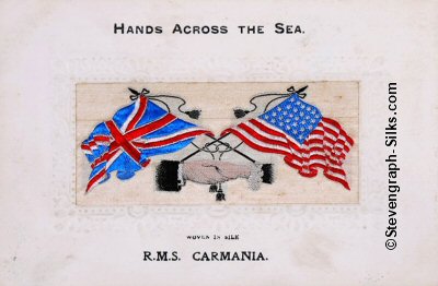 Hands Across the Sea postcard