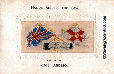 Hands Across the Sea postcard