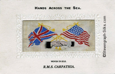 Hands Across the Sea postcard