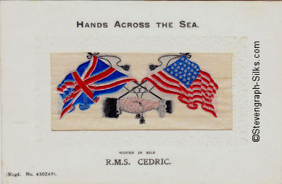 Hands Across the Sea postcard