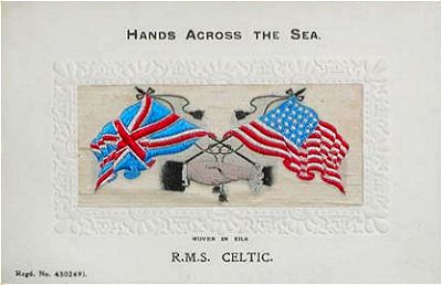 Hands Across the Sea postcard